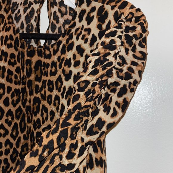 H&M Cheetah Print Blouse - Picture 3 of 4